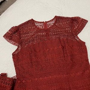 New w/tags Antonio Melani Size 10 Red Ochre Dress